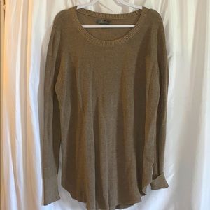 Tan sweater tunic